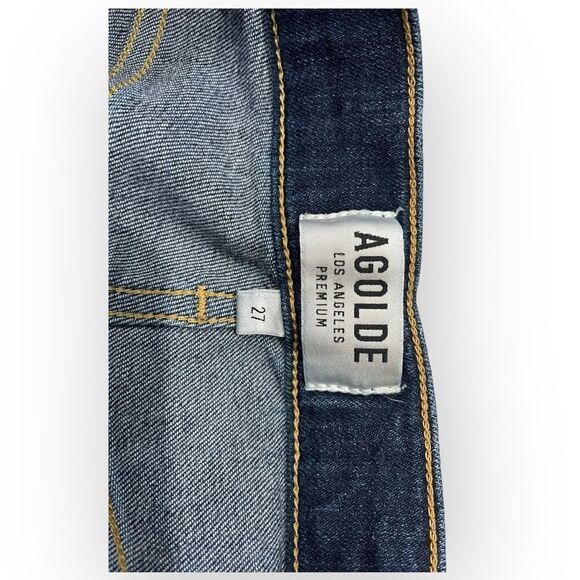 Agolde Sophie High Rise Skinny Crop Dark Wash Jeans Size 27 Style A018 1044 - Picture 6 of 9